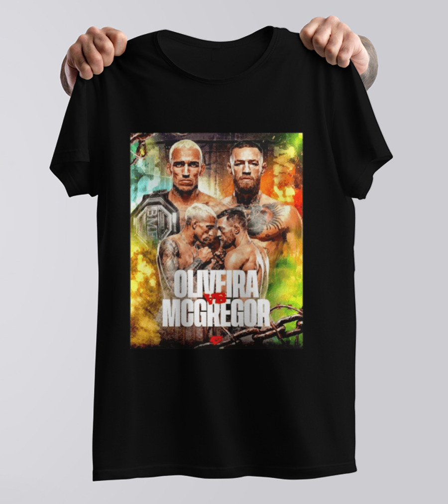 Oliveira Vs McGregor BMF Title UFC Fight Week T-Shirt
