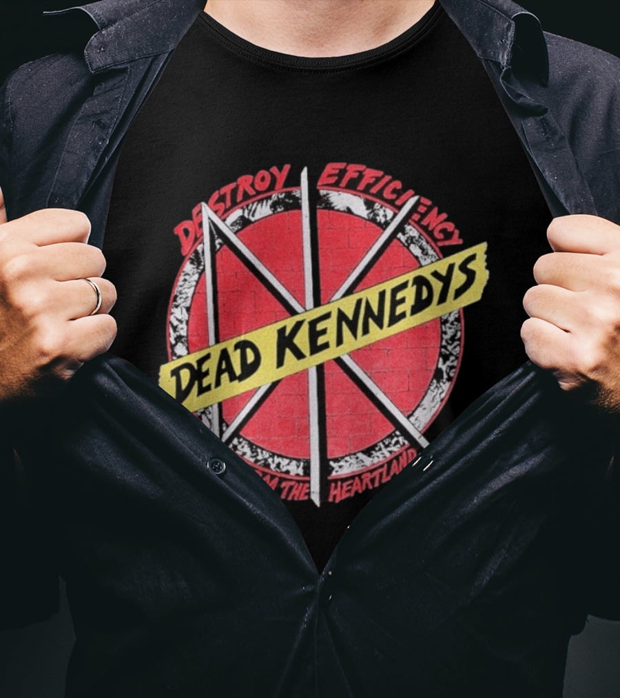 Dead Kennedys Destroy Efficiency Storm The Heartland T-Shirt