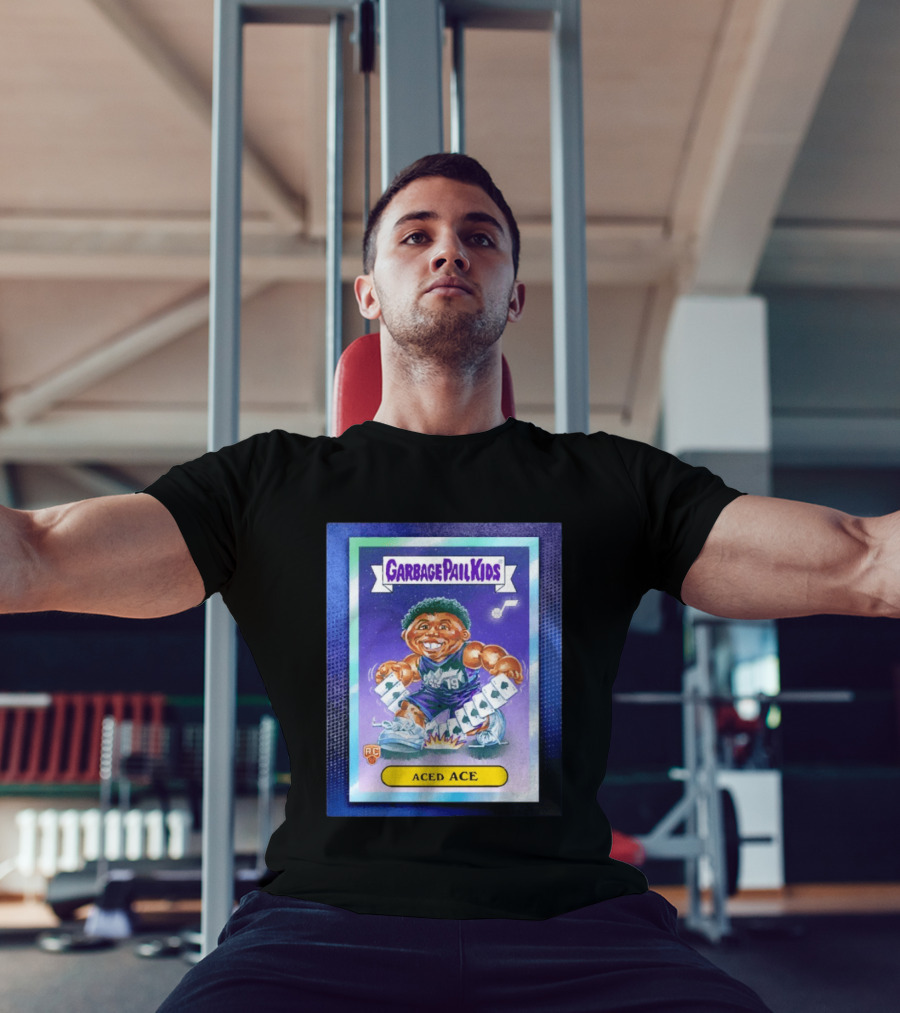 Garbage Pail Kids Aced Ace Bailey Utah Jazz Trading Card T-Shirt