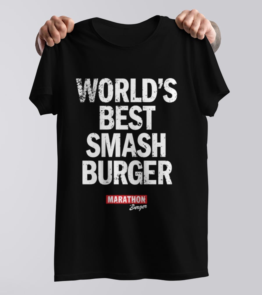 World's Best Smash Burger Marathon Burger T-Shirt