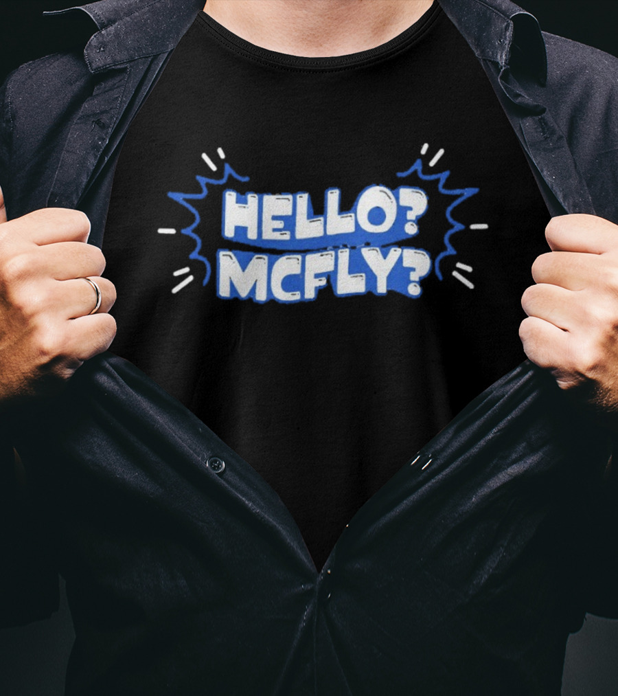 Hello McFly Licensed Back To The Future T-Shirt