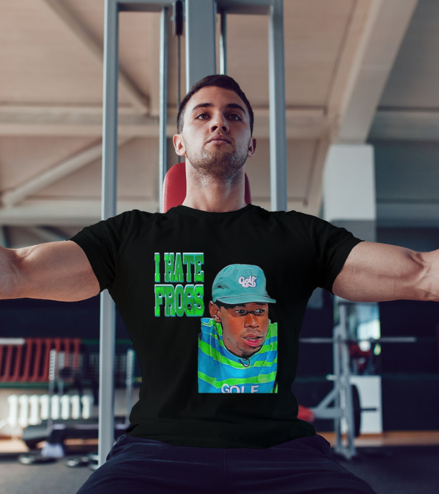 Tyler The Creator I Hate Frogs Meme Golf Hat Striped T-Shirt
