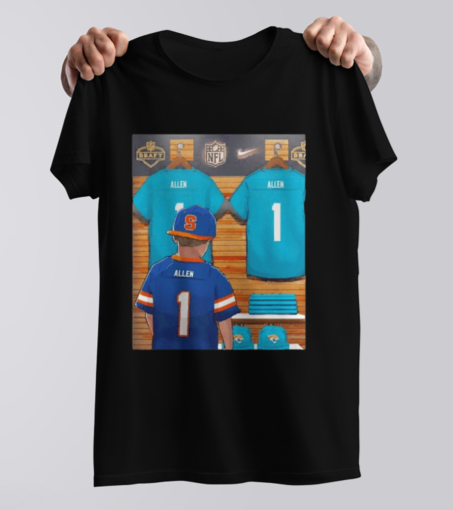 NFL Draft Jacksonville Jaguars LeQuint Allen Syracuse Childhood Dream T-Shirt