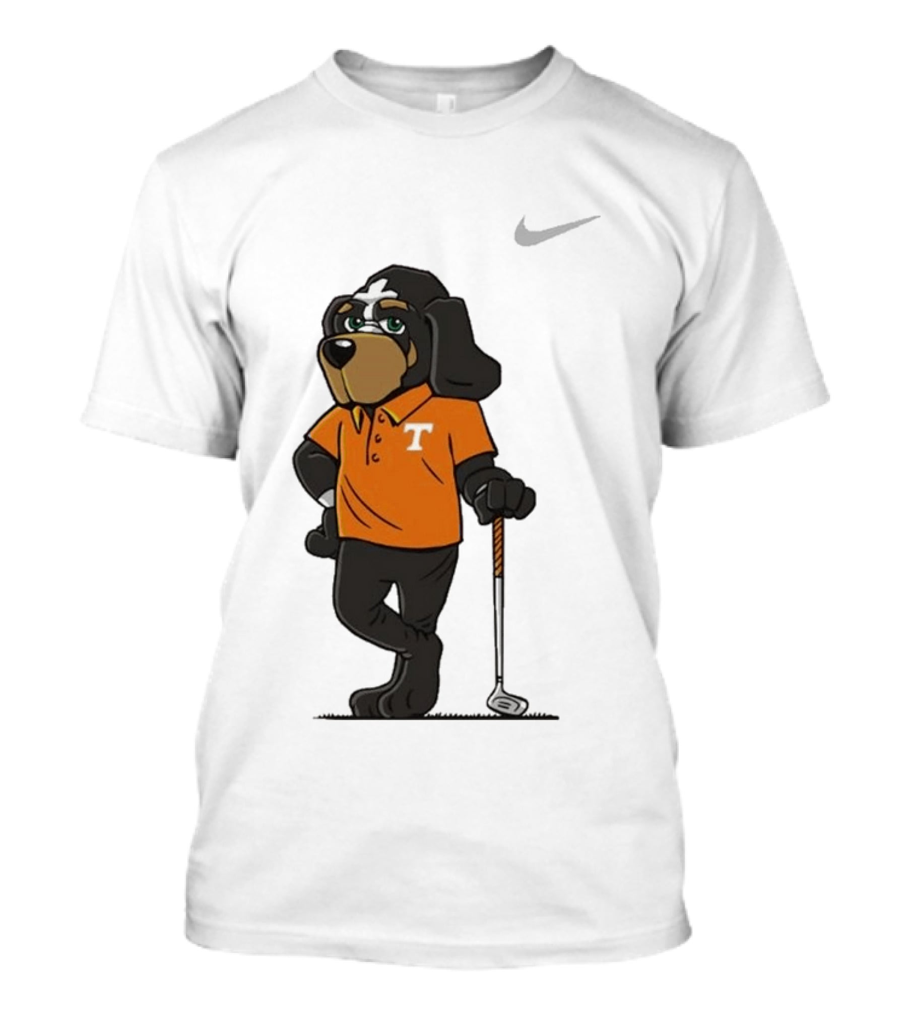 Vol Golfing Smokey In Tennessee Orange Nike T-Shirt