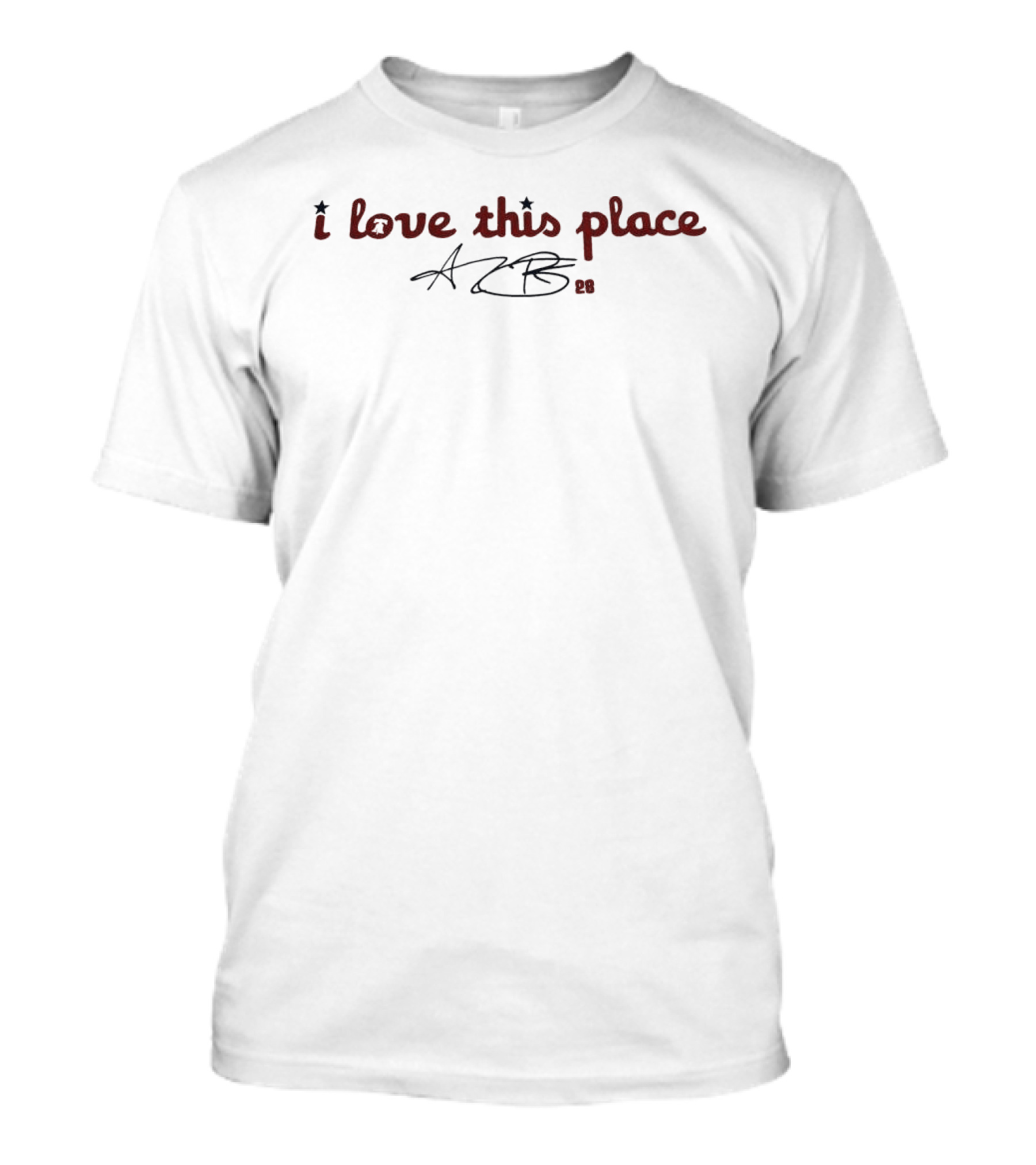 Philadelphia Phillies I Love This Place 2024 Signature Edition T-Shirt