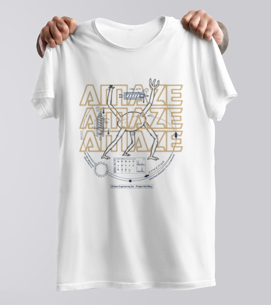 Project Hail Mary Rocky Amaze Amaze Amaze Robot T-Shirt
