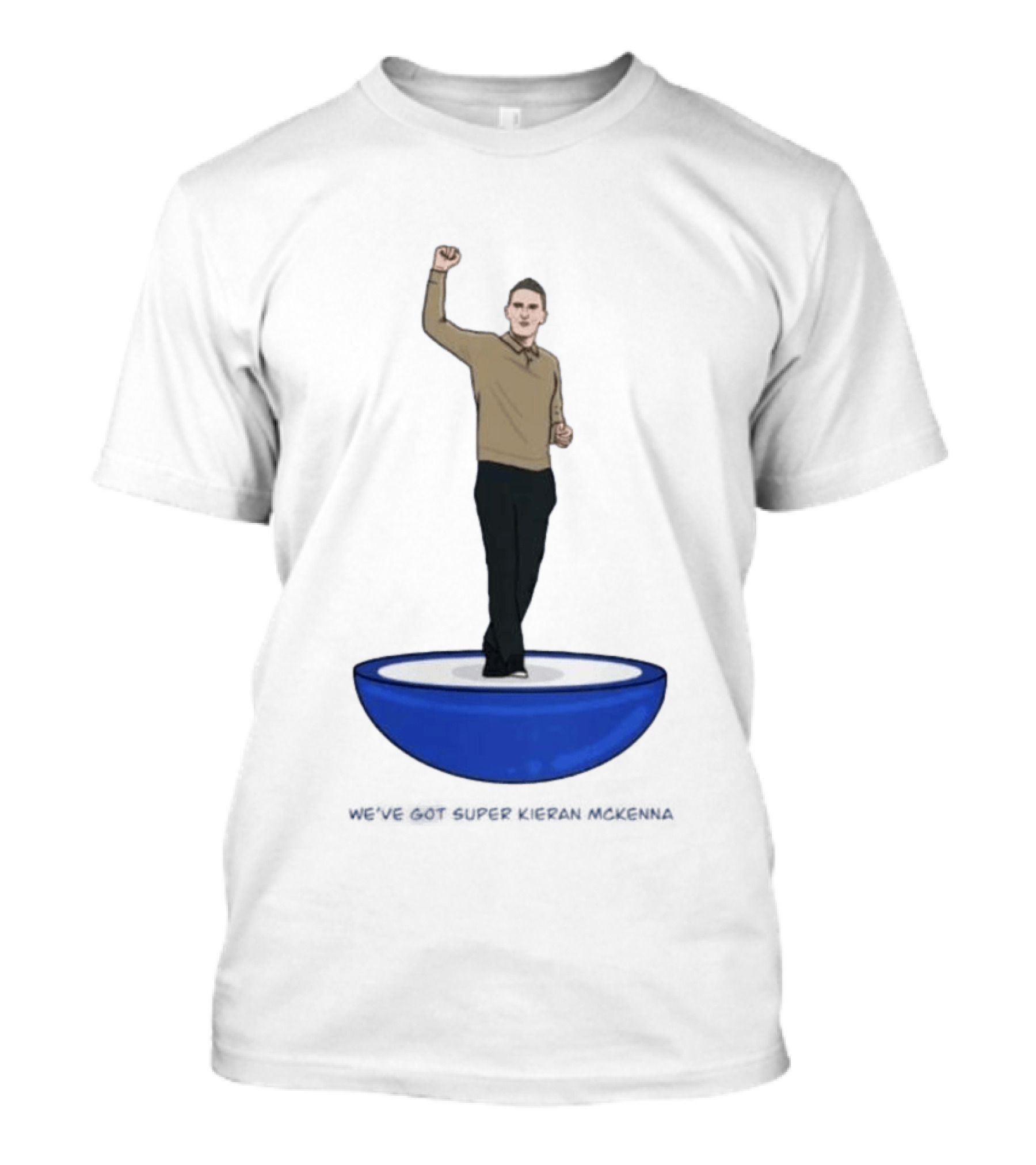Super Kieran McKenna Subbuteo Illustration Football T-Shirt