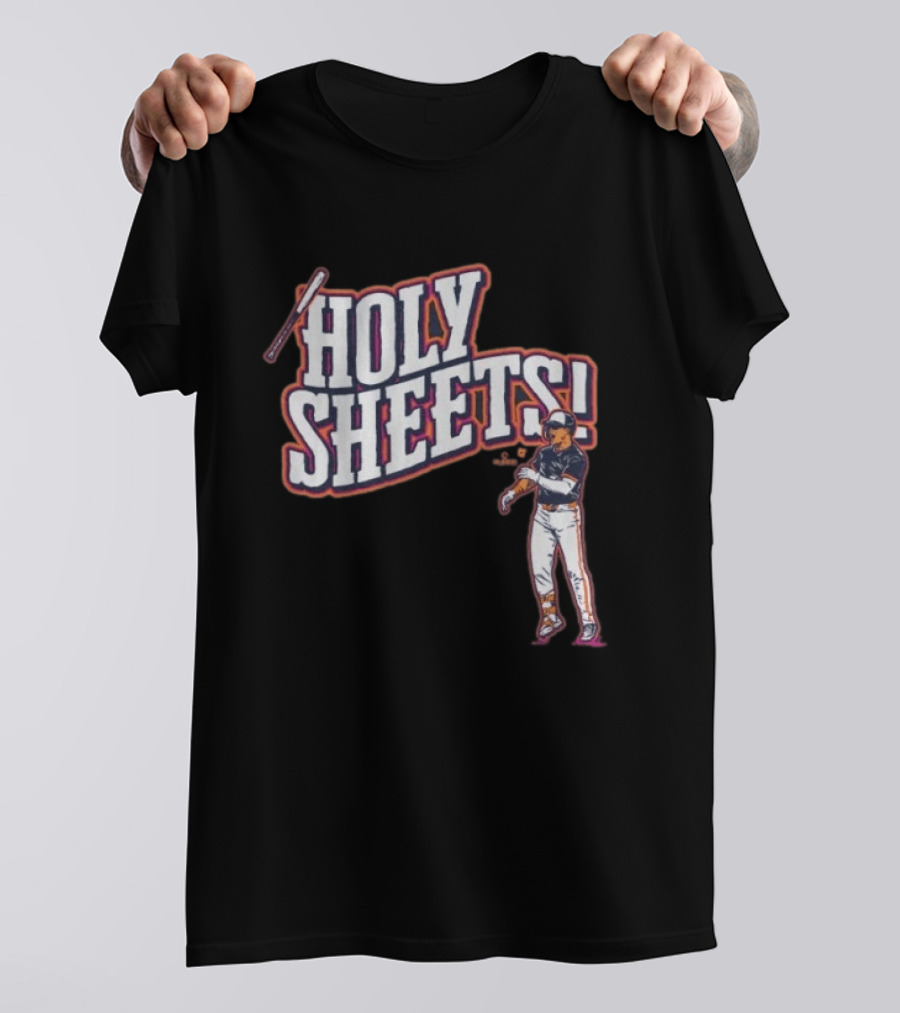 Gavin Sheets Holy Sheets Bat Toss Baseball Player T-Shirt