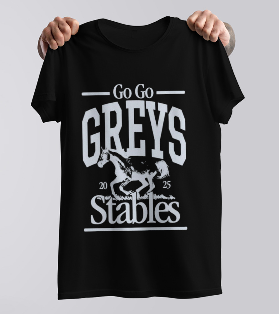Go Go Greys Stables Horse Riding 2023 T-Shirt