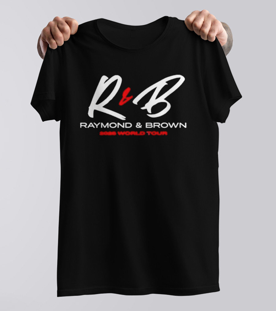 Raymond & Brown R&B 2026 World Tour T-Shirt