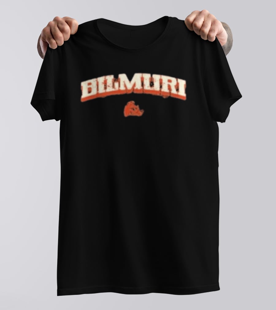Bilmuri Splatter Arch With Bulldog Motif T-Shirt