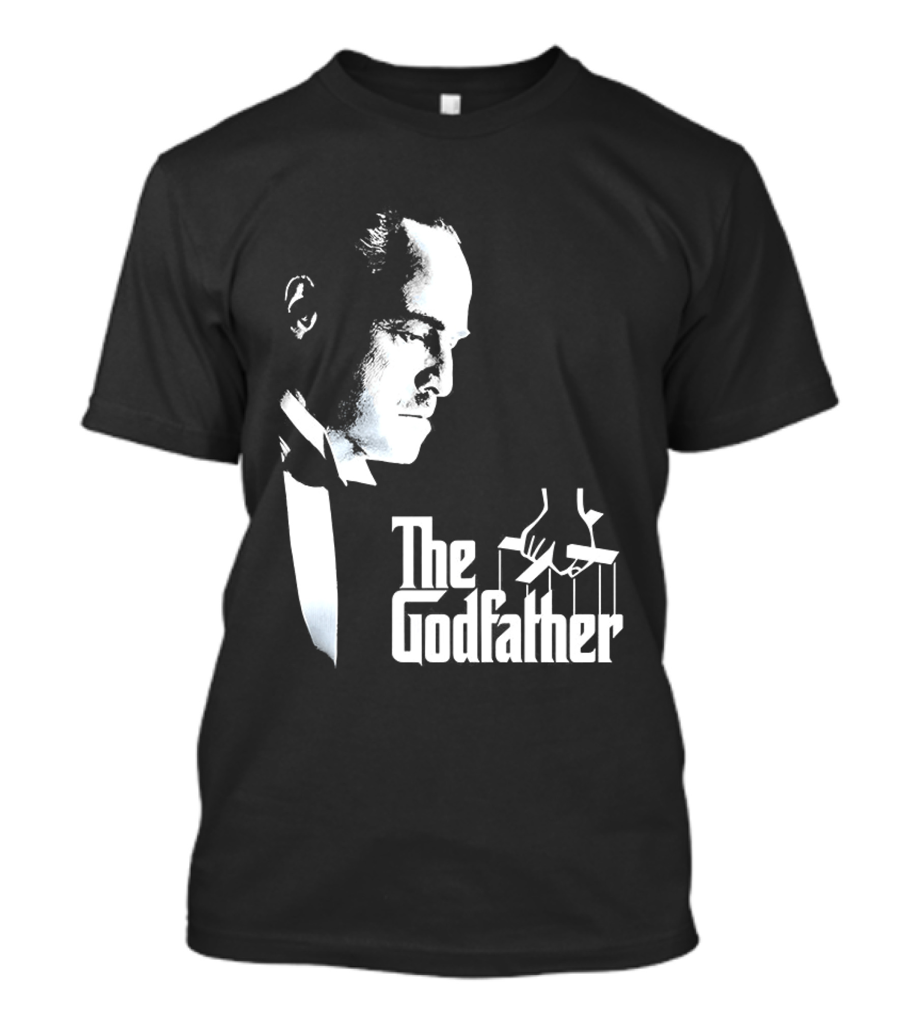 The Godfather Vito Corleone Iconic Movie Character Font T-Shirt