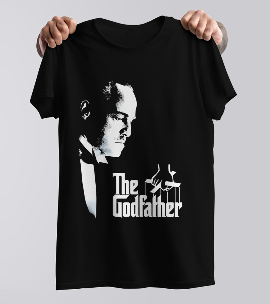 The Godfather Vito Corleone Iconic Movie Character Font T-Shirt