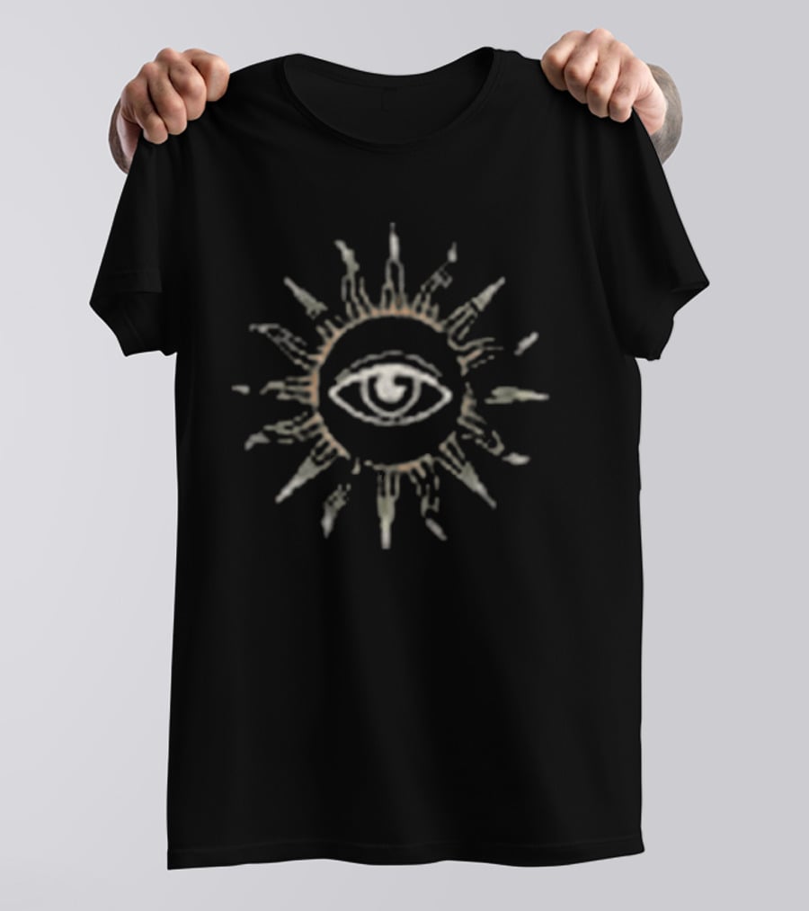 XPLR Eye Sunburst Symbol With Mystical Summoning Spiral T-Shirt