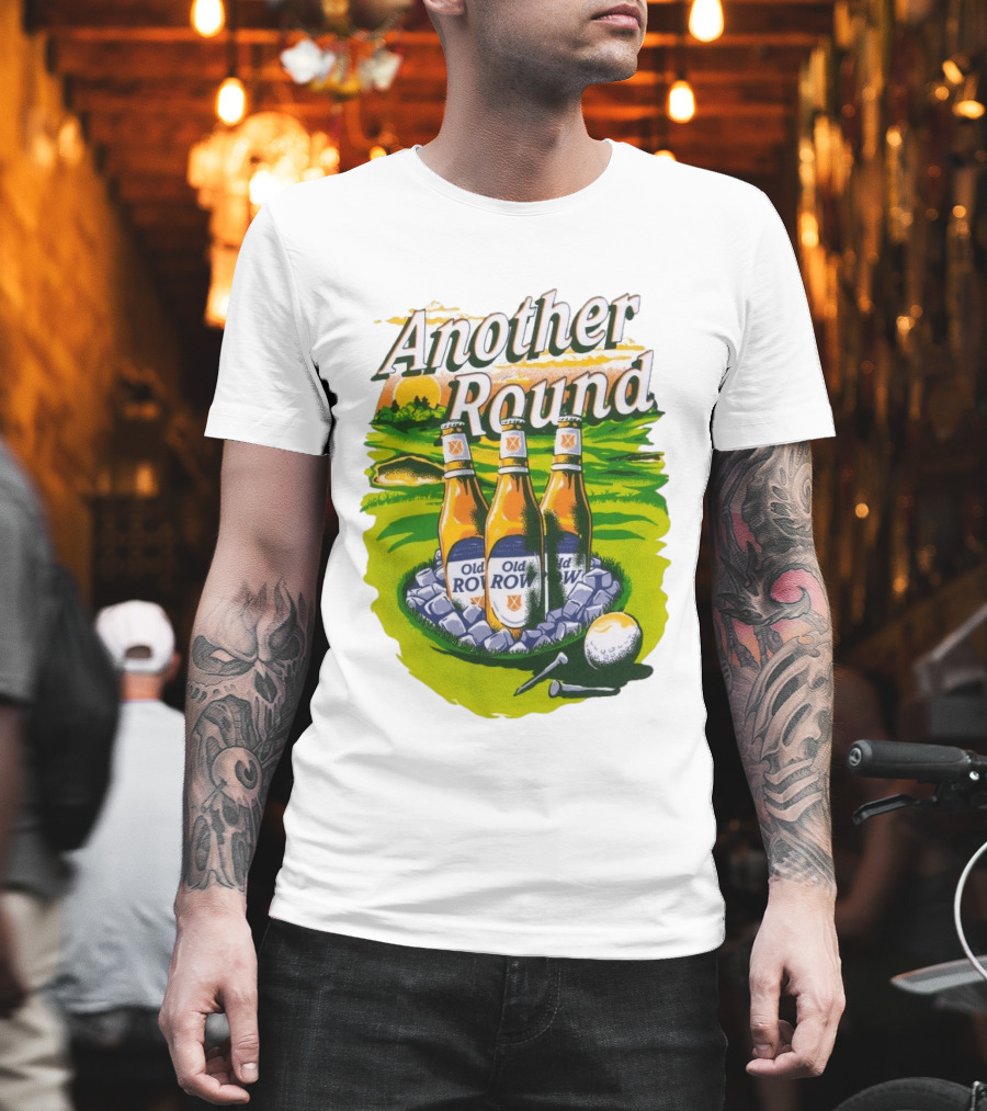 Another Round Old Row Golf Beer Bottles T-Shirt