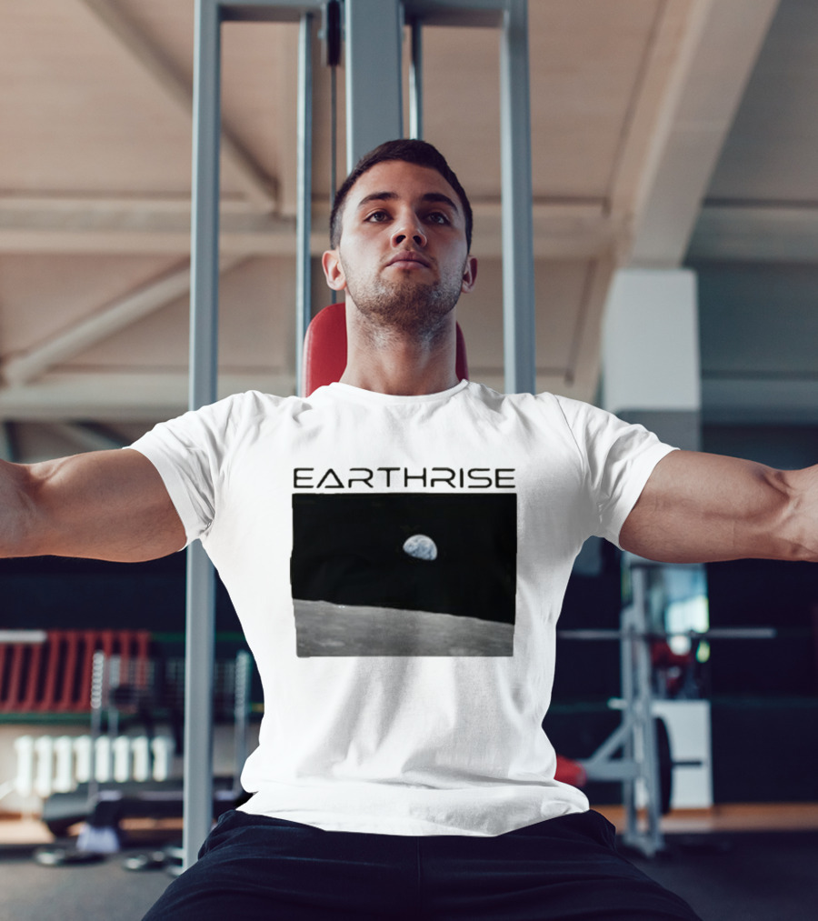 Artemis Mission Earthrise Moon View T-Shirt