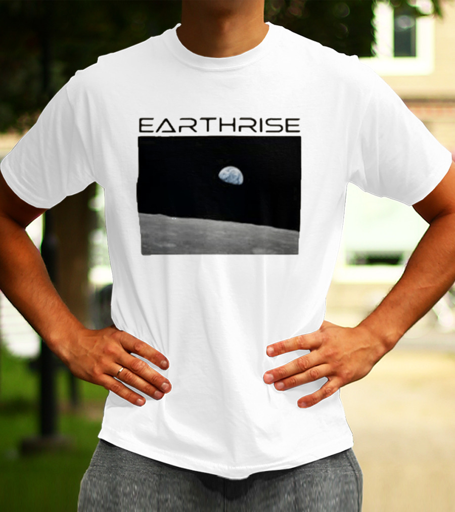 Artemis Mission Earthrise Moon View T-Shirt
