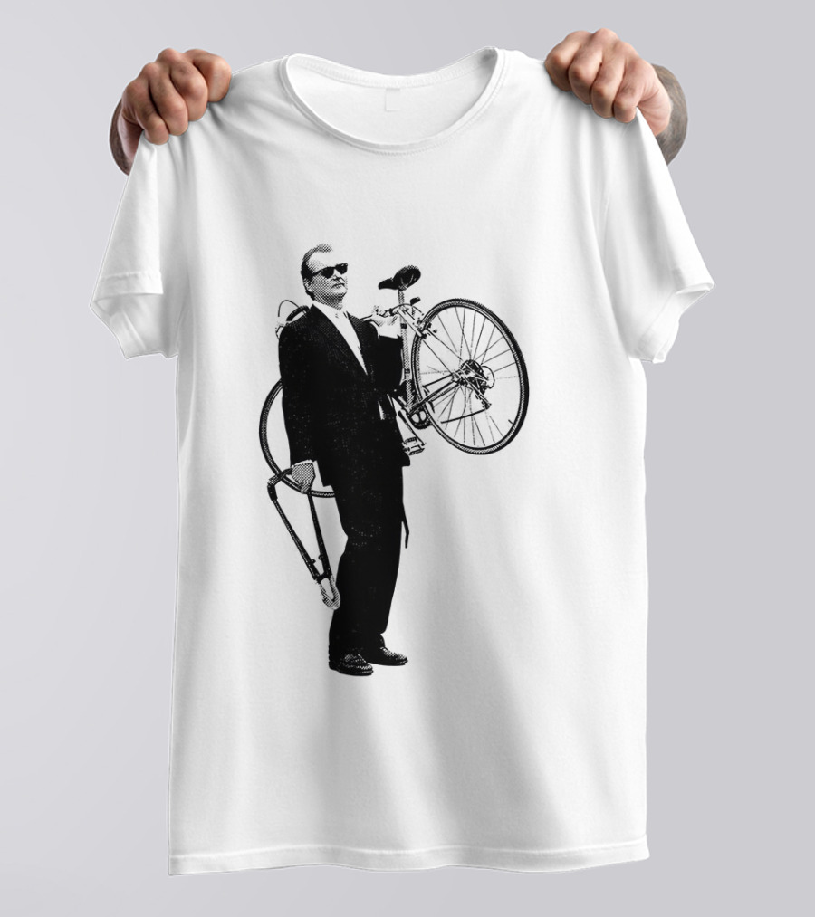 Bill Murray Rushmore Wes Anderson Tribute Cyclist T-Shirt