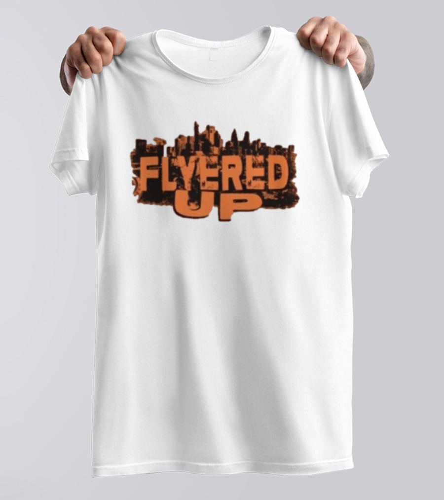 Flyered Up Urban Skyline T-Shirt
