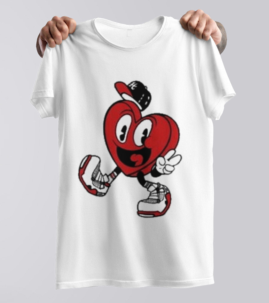 Hulvey Love Like That Heart Character Cartoon T-Shirt