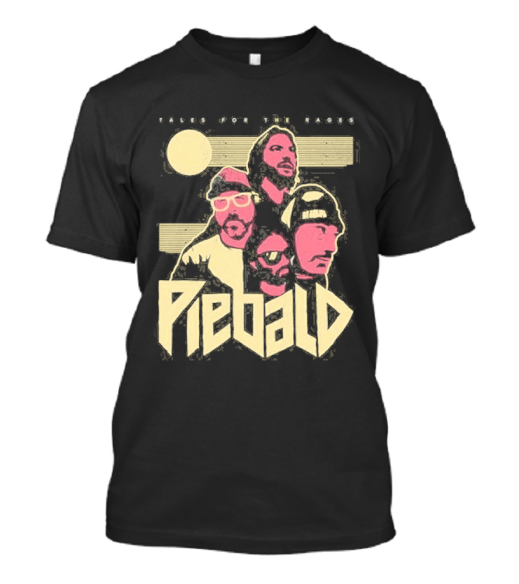 Piebald Rides Off Into Brave Navy Tales T-Shirt