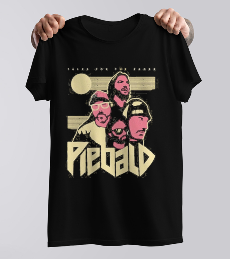 Piebald Rides Off Into Brave Navy Tales T-Shirt