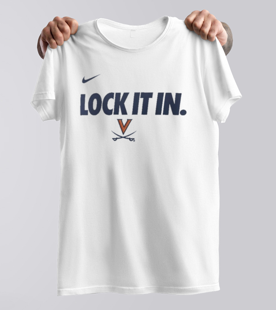 Nike Lock It In Virginia Cavaliers V Logo March Madness 2026 T-Shirt