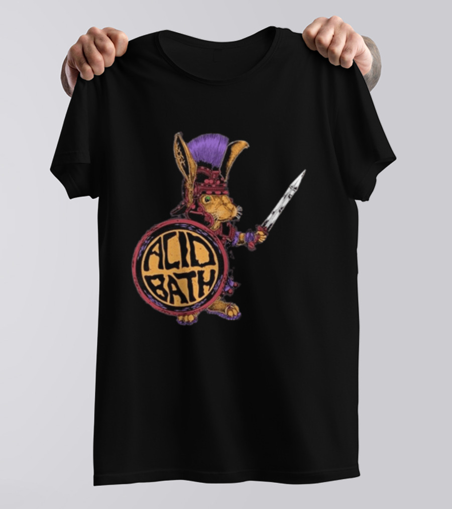 Acid Bath Roman Rabbit Gladiator Warrior Event T-Shirt