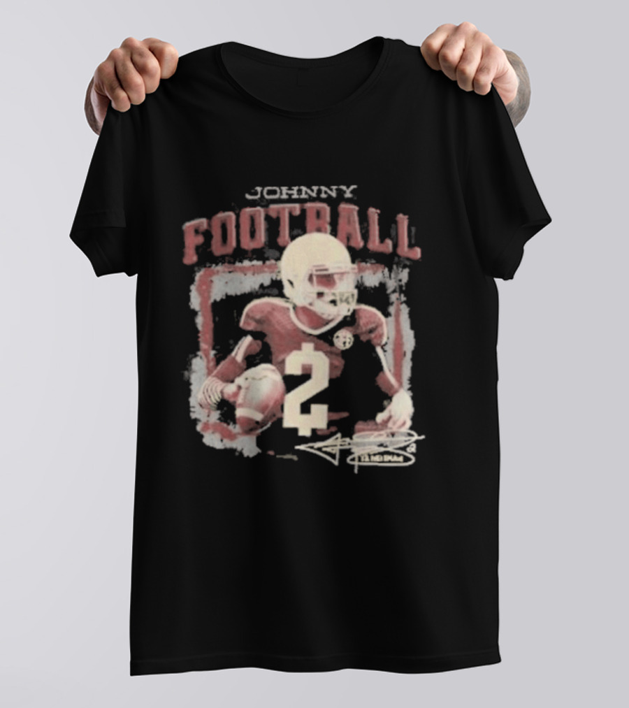 Johnny Manziel Number 2 Football Player Texas A&M Aggies T-Shirt