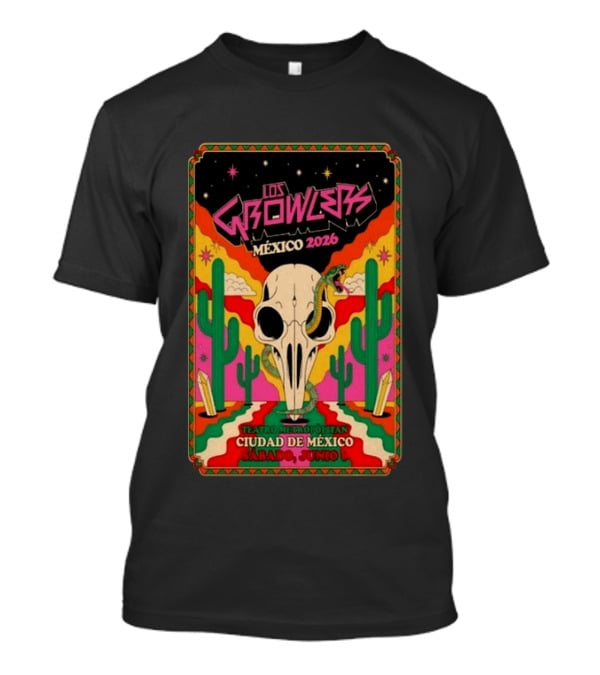 Los Growlers México 2026 Teatro Metropólitan Ciudad De México Sábado Junio T-Shirt