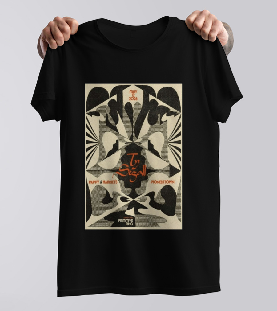 Ty Segall May 12 2026 Pappy & Harriet's Pioneertown Primitive Ring T-Shirt