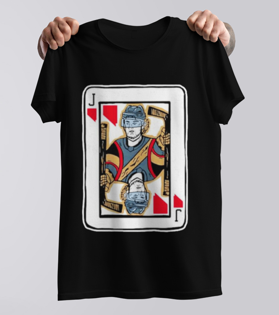 Vegas Golden Knights Jack Eichel Hockey Card T-Shirt
