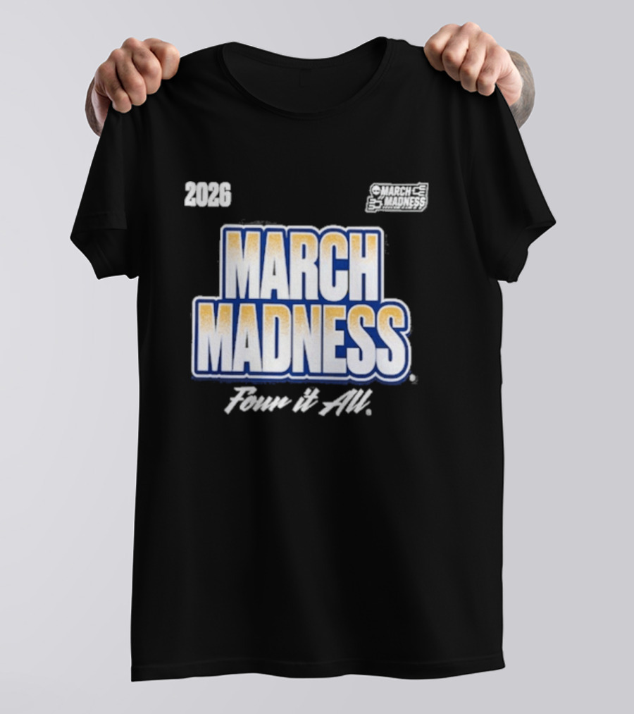2026 NCAA Women's Basketball Tournament March Madness Power And Skill T-Shirt