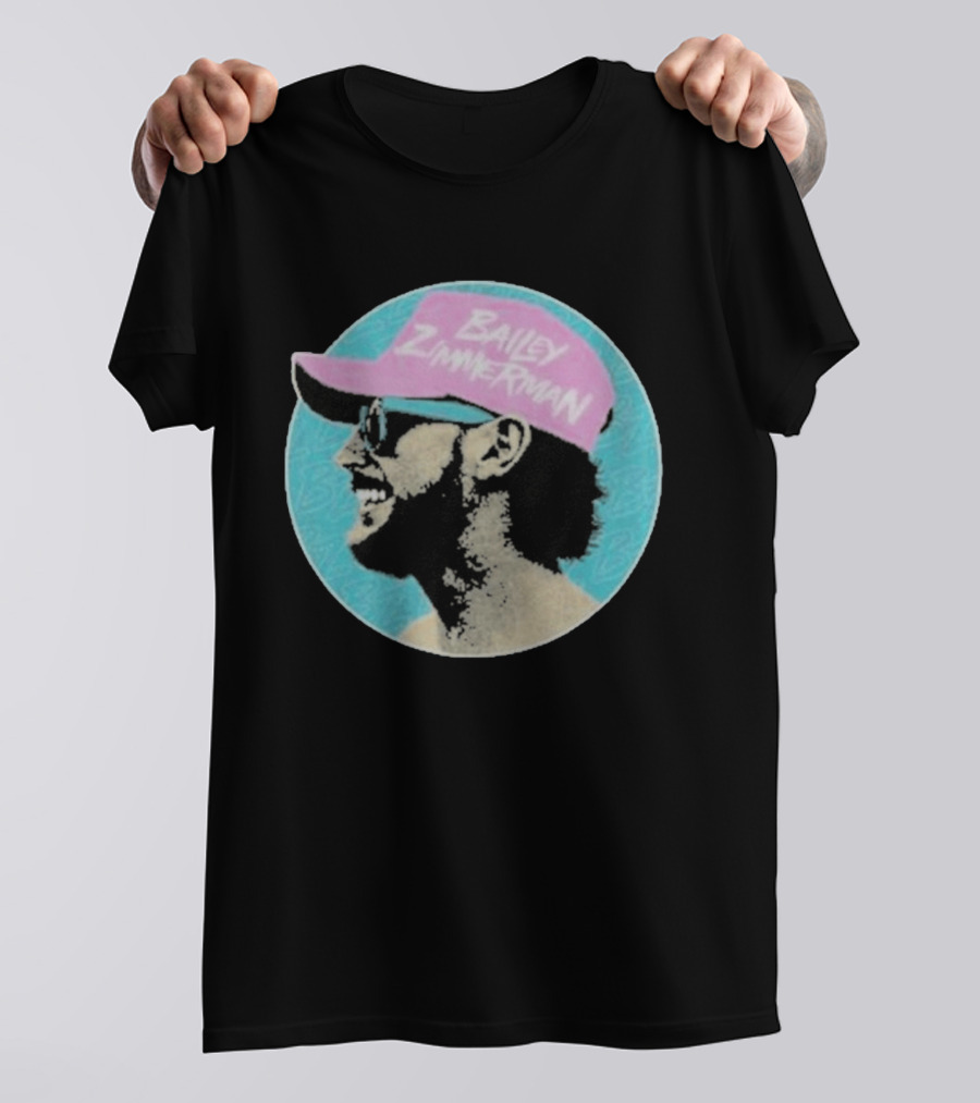 Bailey Zimmerman Circular Pink Hat Profile T-Shirt