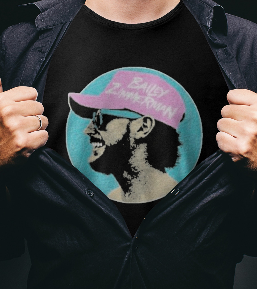Bailey Zimmerman Circular Pink Hat Profile T-Shirt