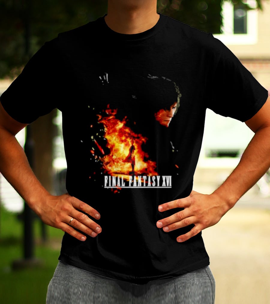 Ben Starr Final Fantasy XVI Fire Element T-Shirt