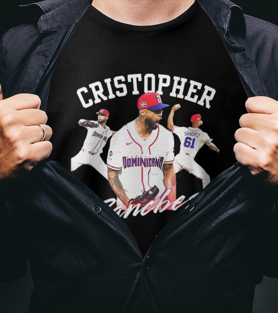 Cristopher Sánchez Dominicana Baseball Number 61 Phillies T-Shirt