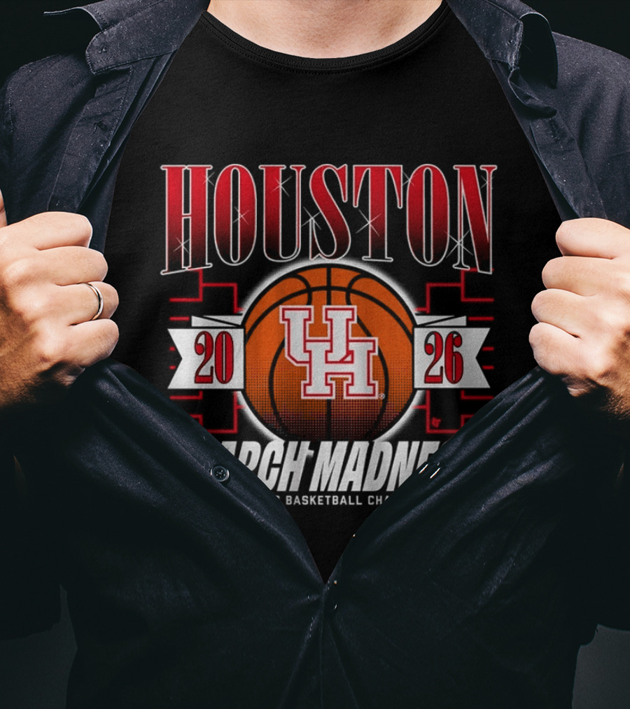 Houston Cougars 2026 NCAA Men's Basketball Championship March Madness T-Shirt