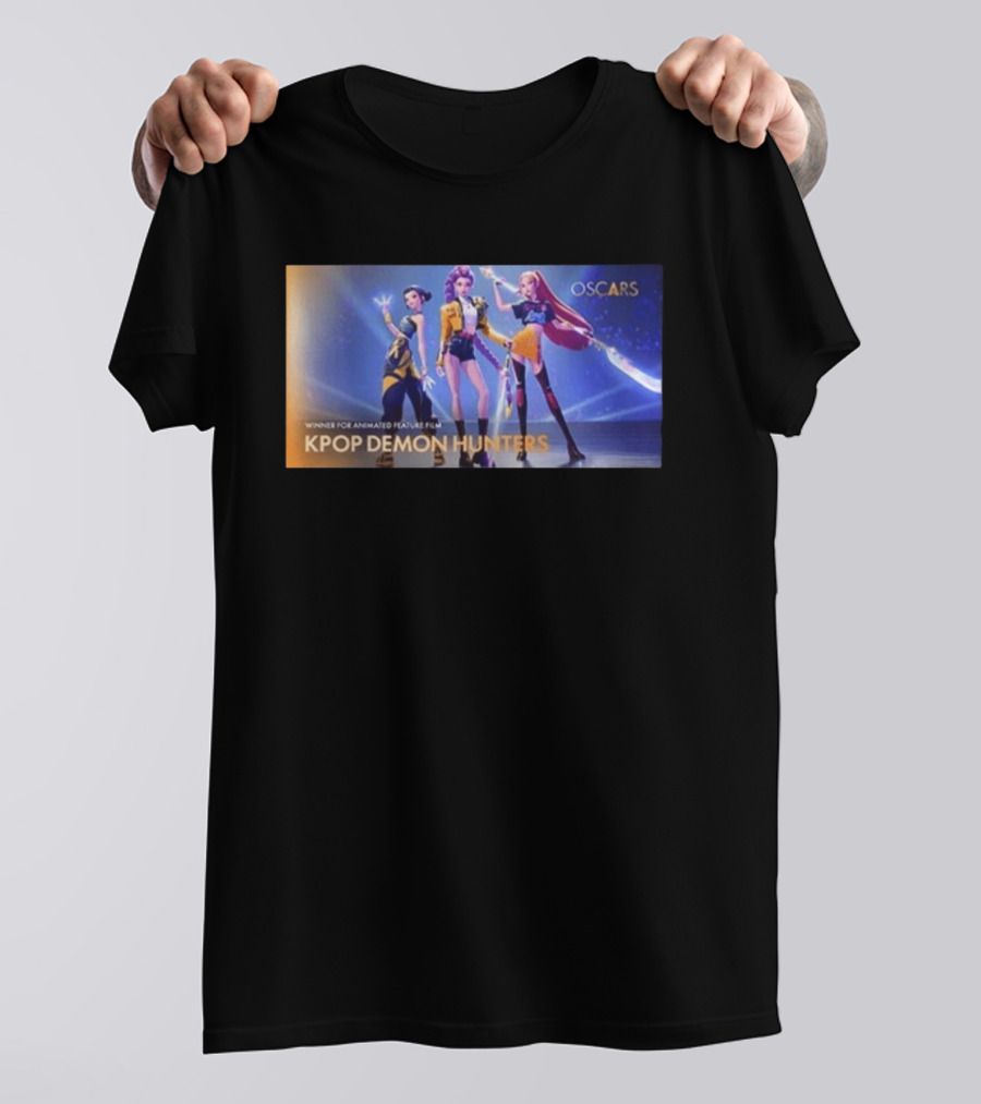 K Pop Demon Hunters Winner Oscar For Animated Feature Film Oscars T-Shirt
