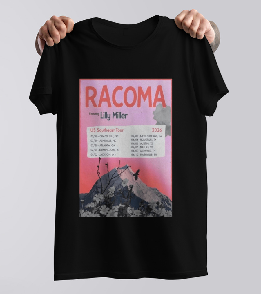 Racoma Ft Lilly Miller US Southeast Tour 2026 T-Shirt