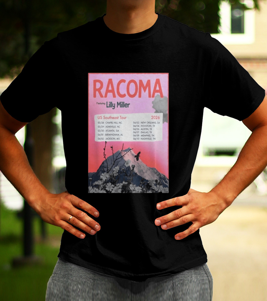 Racoma Ft Lilly Miller US Southeast Tour 2026 T-Shirt