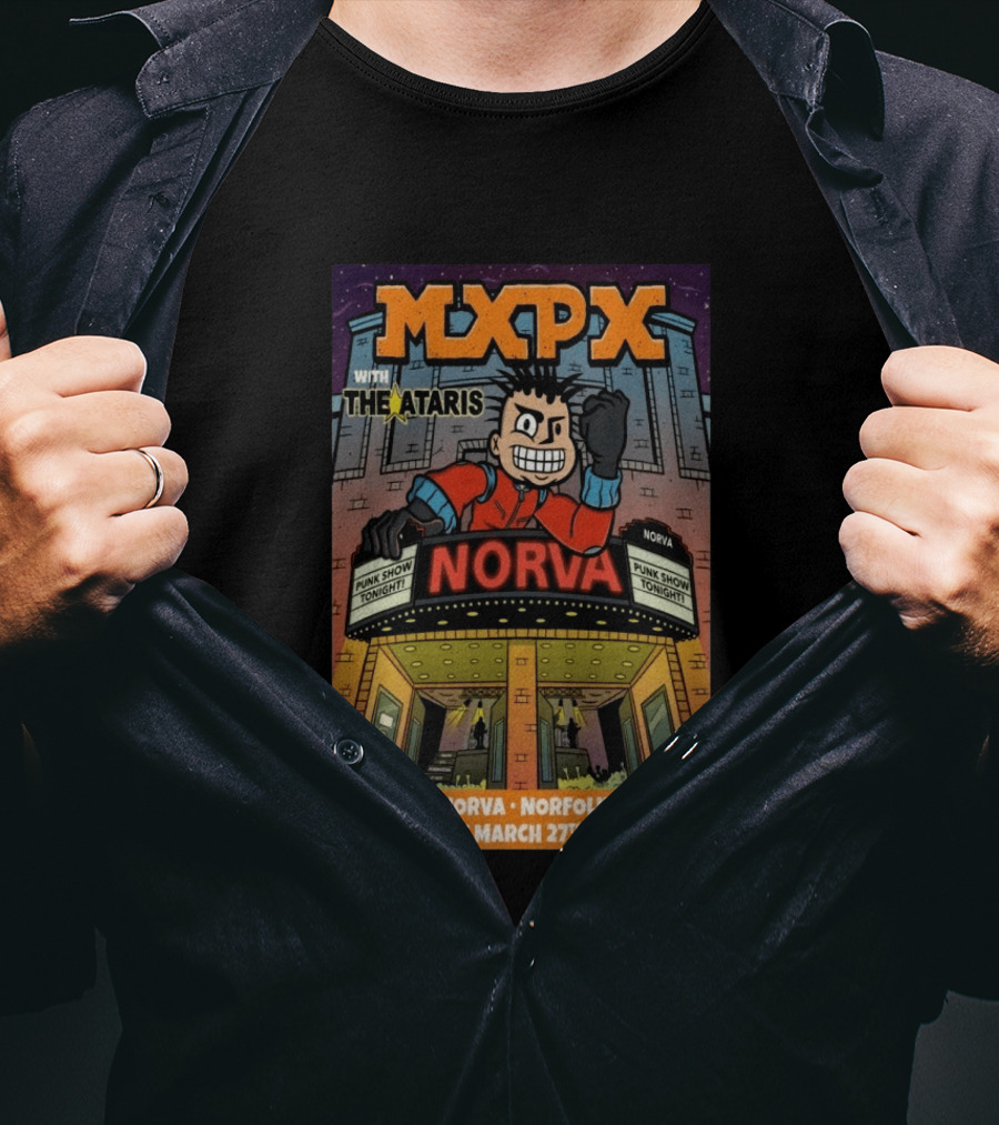 MxpX Norfolk VA Norva Punk Show March 27 2026 With The Ataris T-Shirt