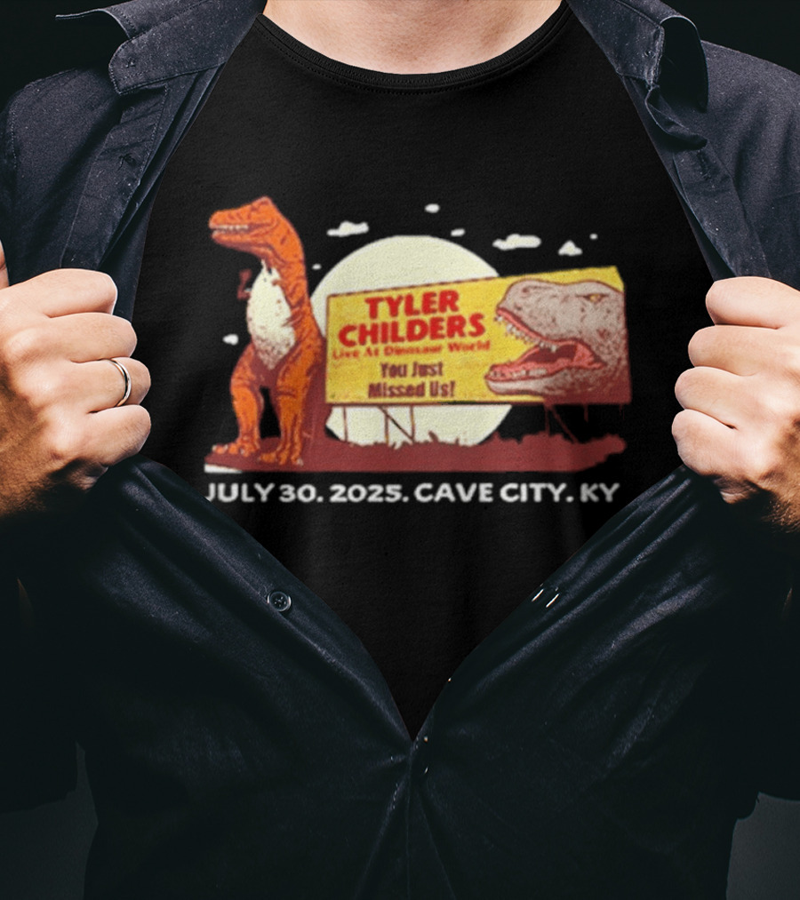 Tyler Childers Live At Dinosaur World July 30 2023 Cave City KY T-Shirt