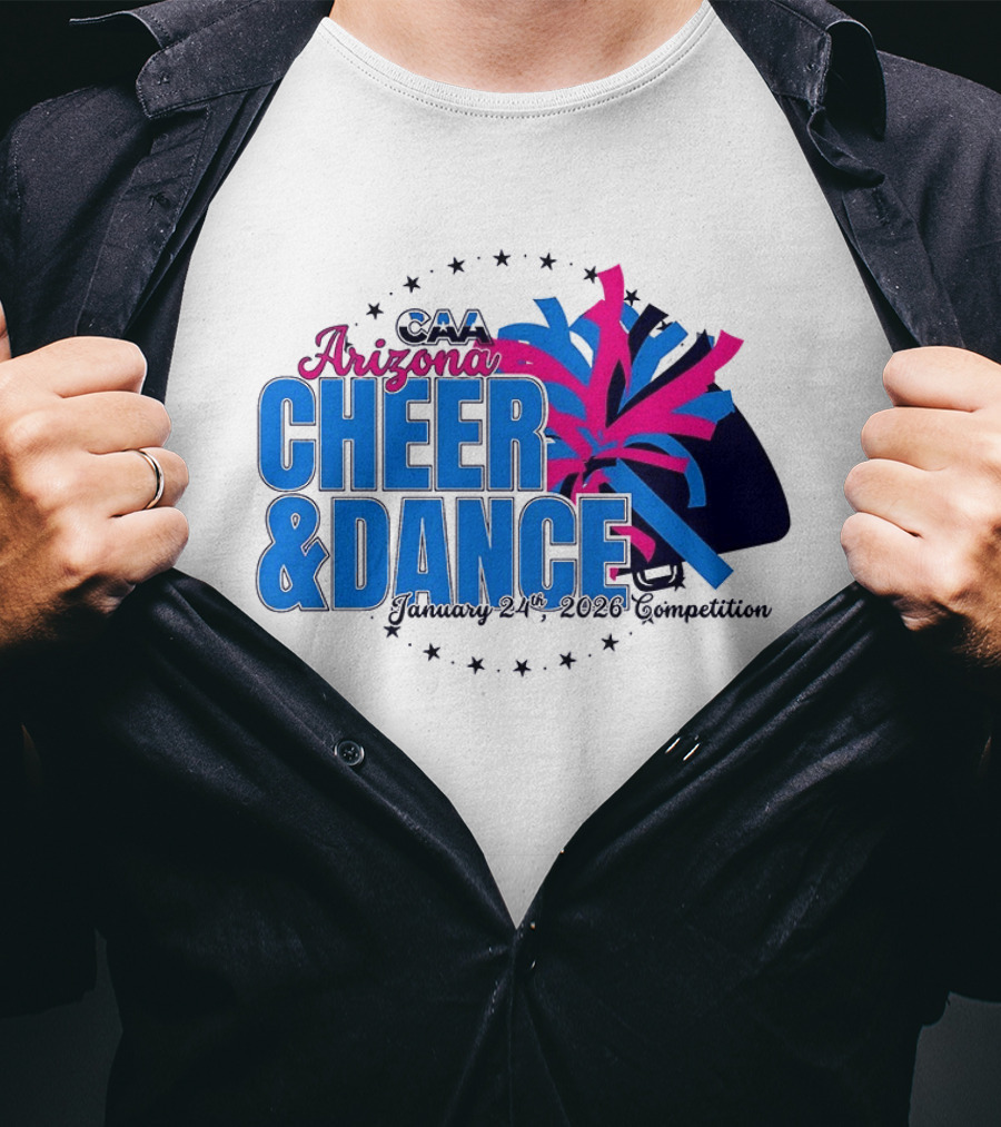 CAA Arizona Cheer & Dance January 20 21 2026 Competition T-Shirt