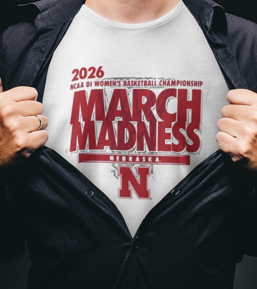 2026 Nebraska NCAA DI Women's Basketball March Madness Championship T-Shirt