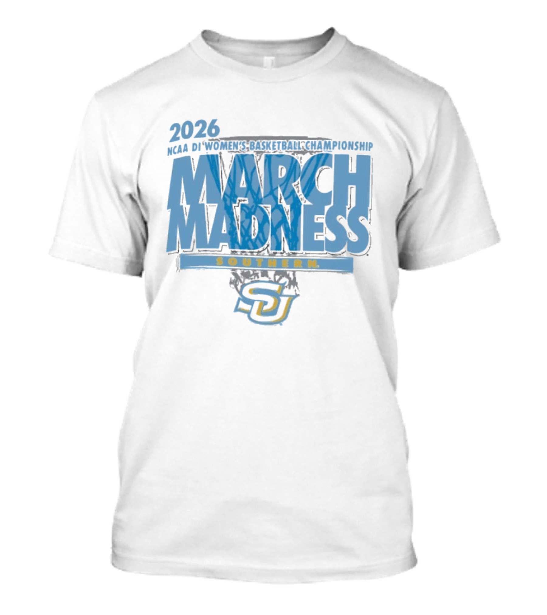 Southern Jaguars 2026 NCAA DI Women's Basketball Championship March Madness First Four T-Shirt