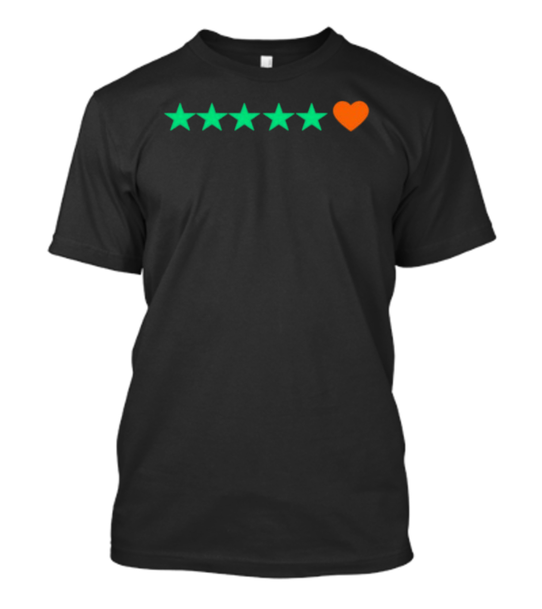 5 Stars And Heart Rating T-Shirt