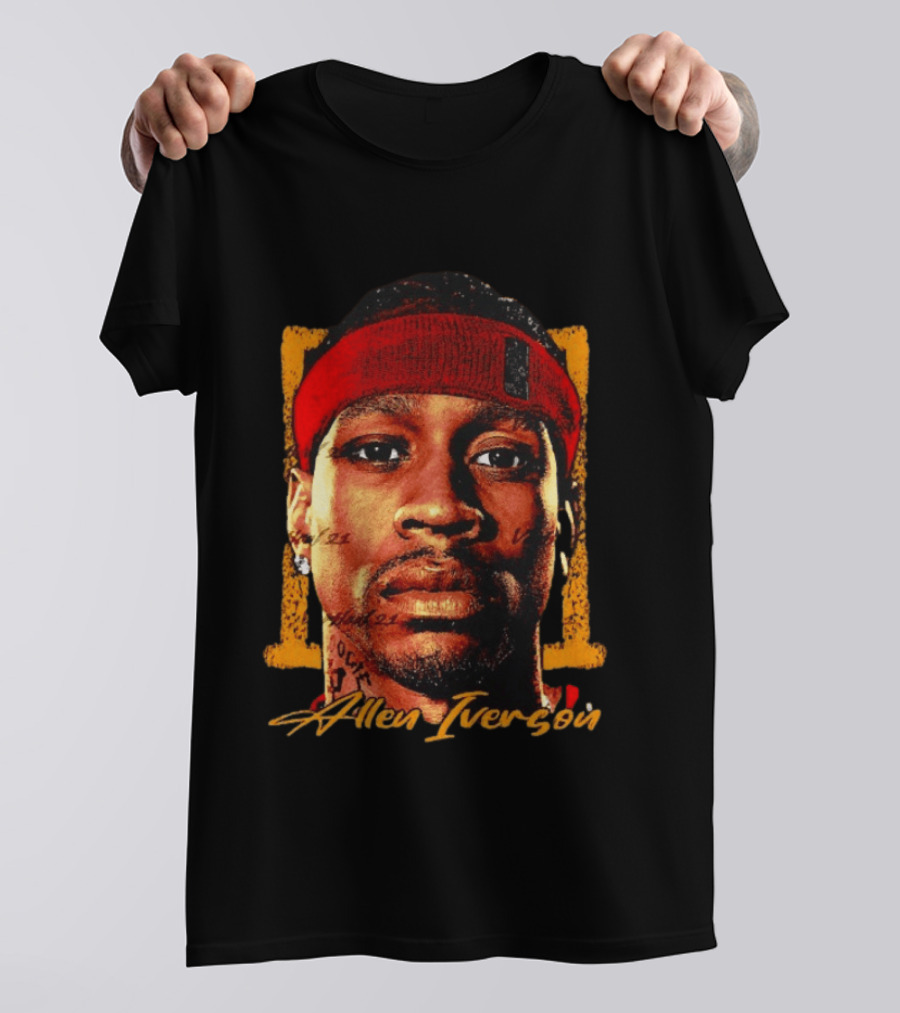 Allen Iverson Philadelphia 76ers Big Face NBA T-Shirt
