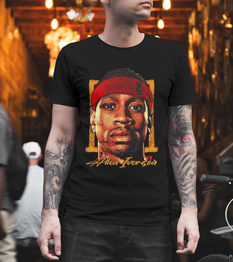 Allen Iverson Philadelphia 76ers Big Face NBA T-Shirt