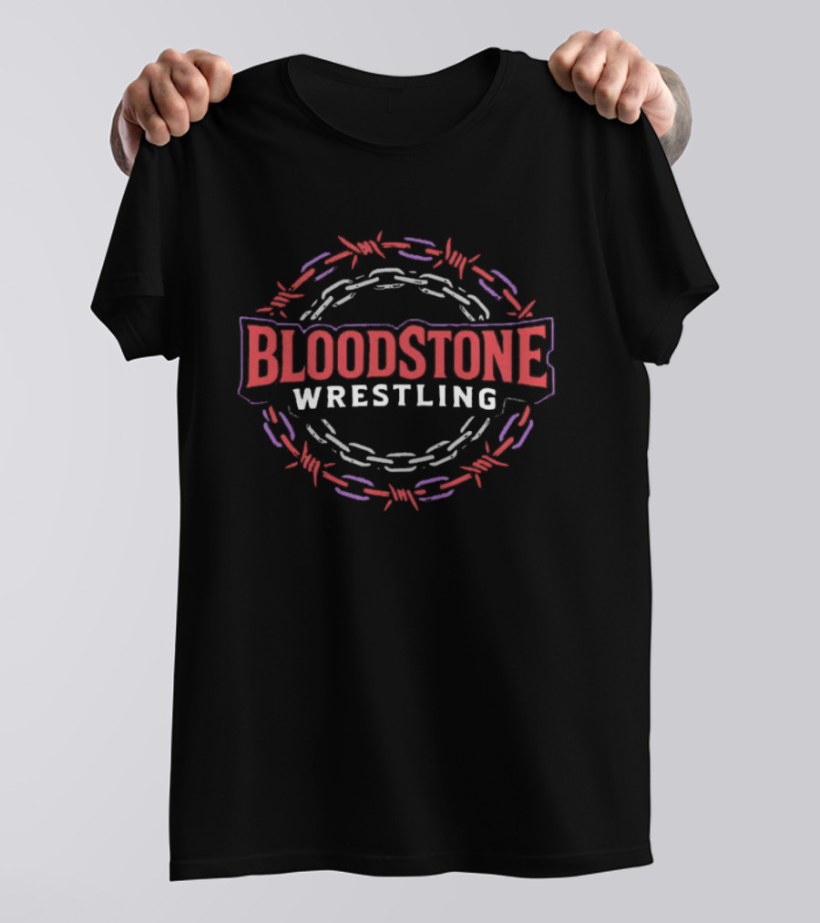 Bloodstone Wrestling Barbed Wire Chain T-Shirt